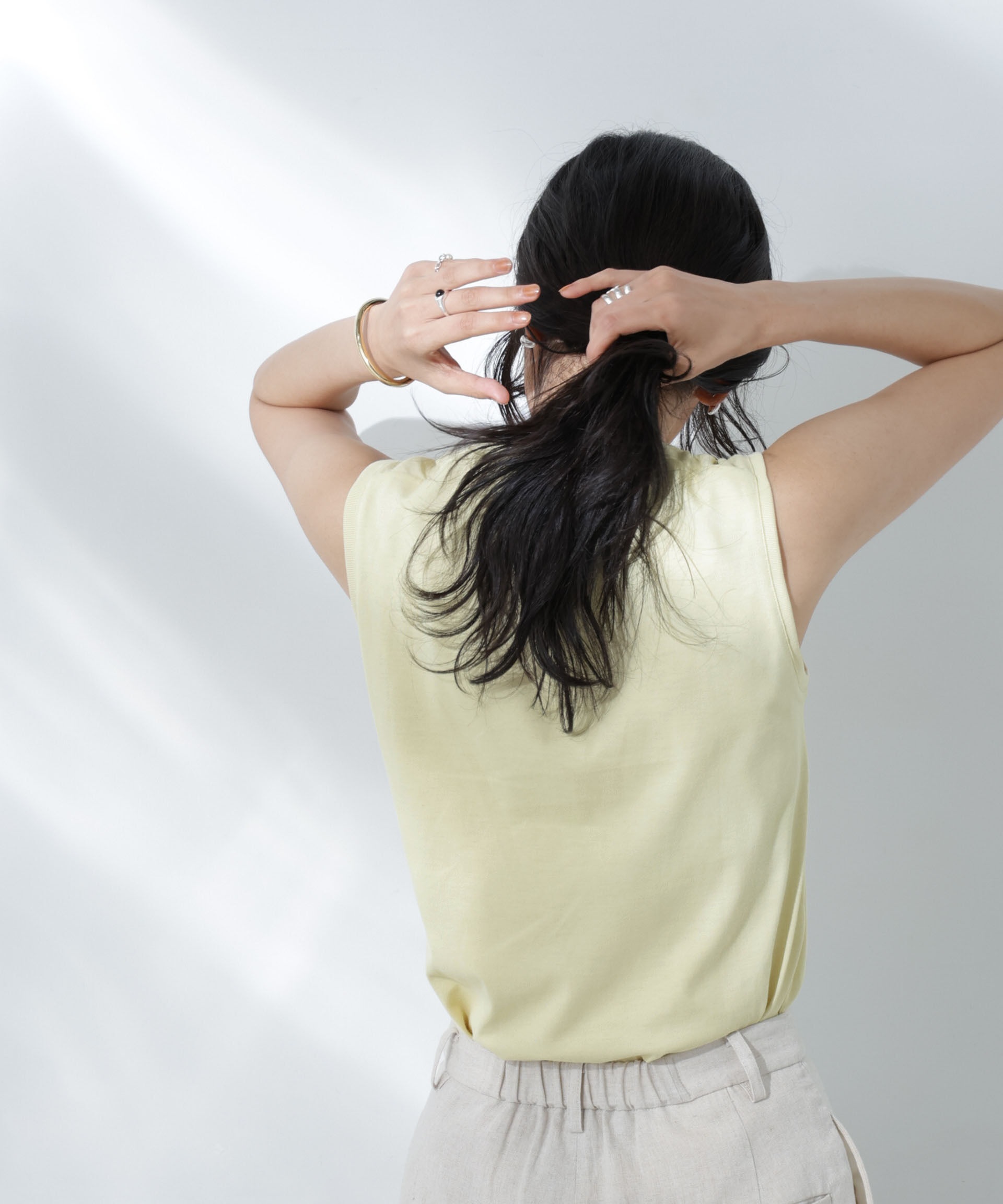 nano･universe「Anti Soaked(R) 汗染み防止カラフルノースリTシャツ」|Tシャツ・カットソー|