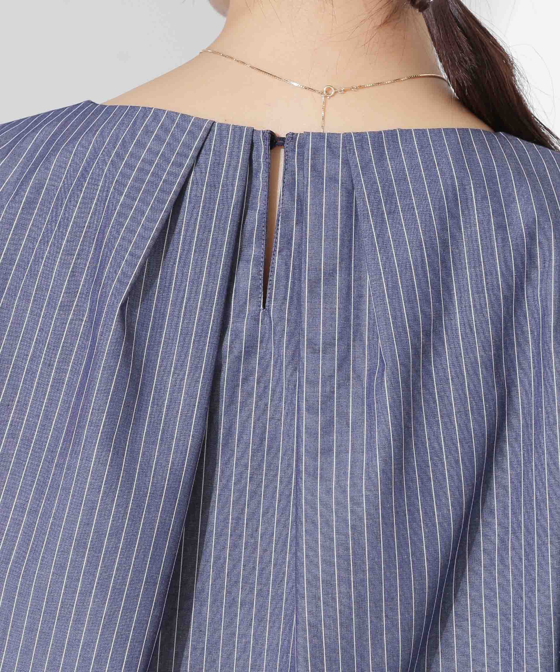 nano･universe「変形スリーブプルオーバーブラウス」|シャツ・ブラウス|