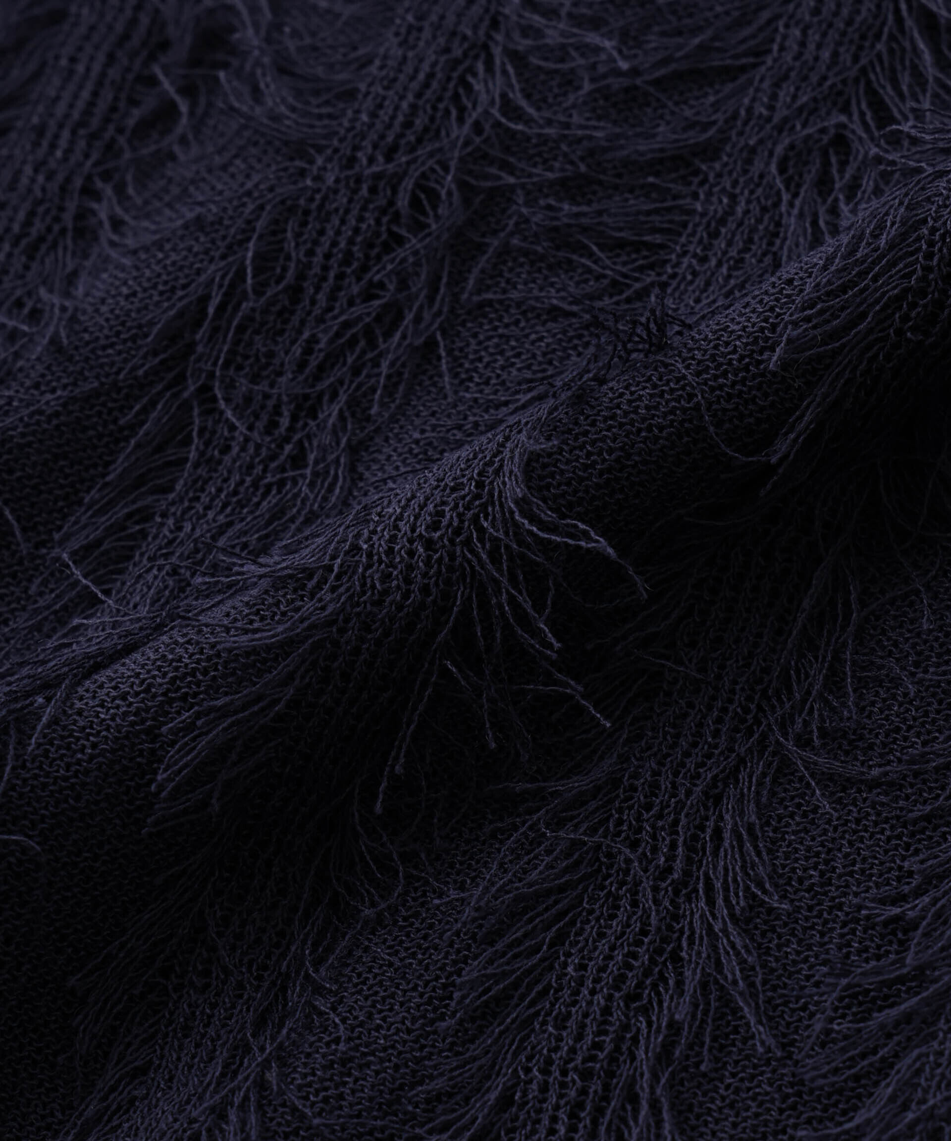 nano･universe「カットフリンジニットカーディガン」|ニット・セーター|