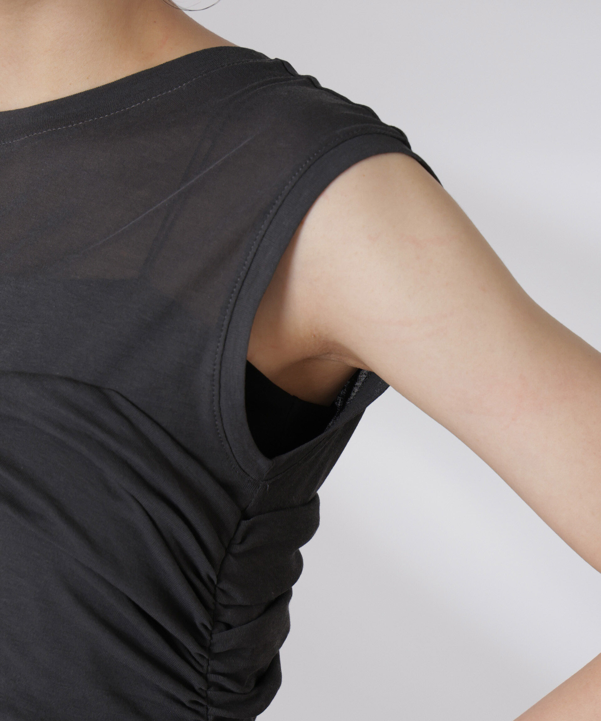 nano･universe「ドッキングビスチェシアートップス」|Tシャツ・カットソー|