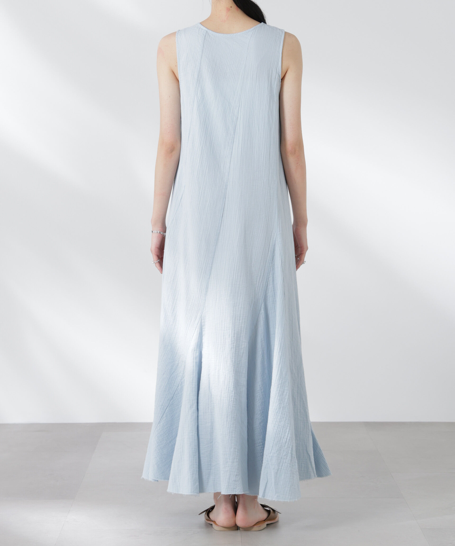 nano･universe「GREYCHORD/ASHLEY スリーブレスドレス」|ワンピース|