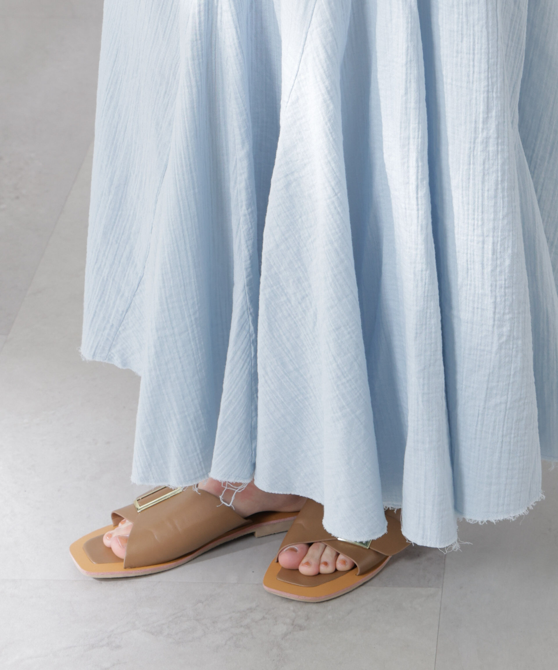 nano･universe「GREYCHORD/ASHLEY スリーブレスドレス」|ワンピース|