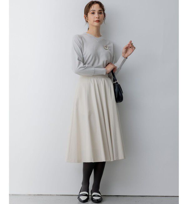 組曲「T/Rツイルストレッチ フレアスカート」|スカート|