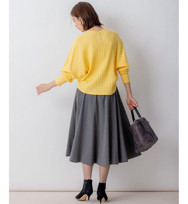 組曲「T/Rツイルストレッチ フレアスカート」|スカート|