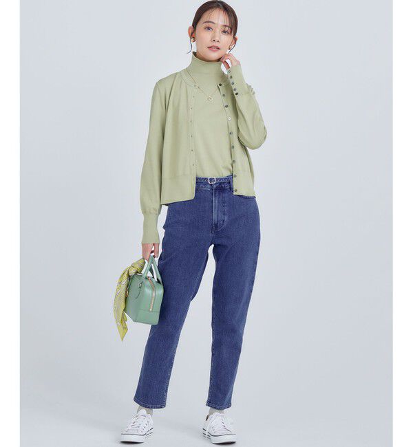 組曲「【6色展開・UVケア】クルーネックモダンカーディガン」|カーディガン|