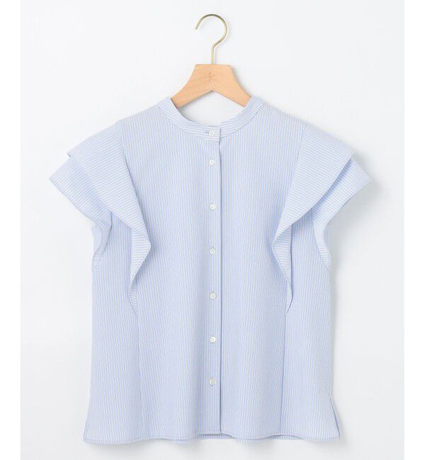 組曲「【前後着用可】ドライタッチダブルフレア ブラウス」|シャツ・ブラウス|