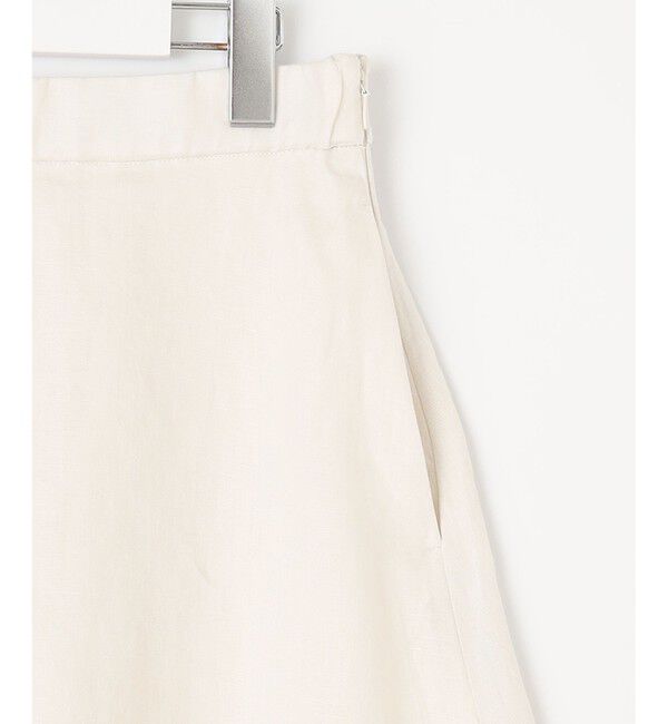 自由区「【XSサイズ～/洗える/セット可】エンブロイダリーリネン フレアスカート」|スカート|