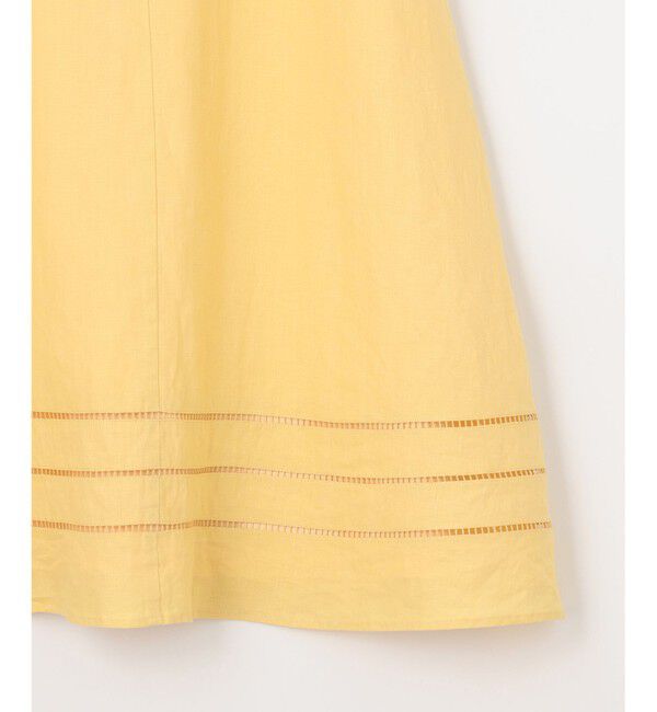 自由区「【XSサイズ～/洗える/セット可】エンブロイダリーリネン フレアスカート」|スカート|