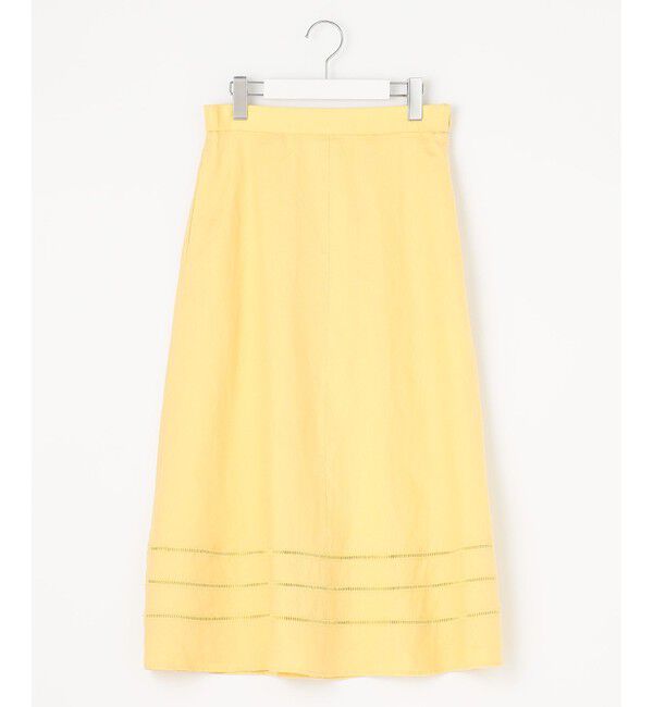 自由区「【XSサイズ～/洗える/セット可】エンブロイダリーリネン フレアスカート」|スカート|