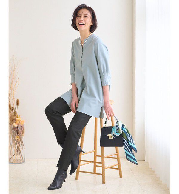 自由区「【セットアップ対応・洗える】ハニカムクロステーパード パンツ」|その他|