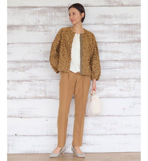 自由区「【セットアップ対応・洗える】ハニカムクロステーパード パンツ」|その他|