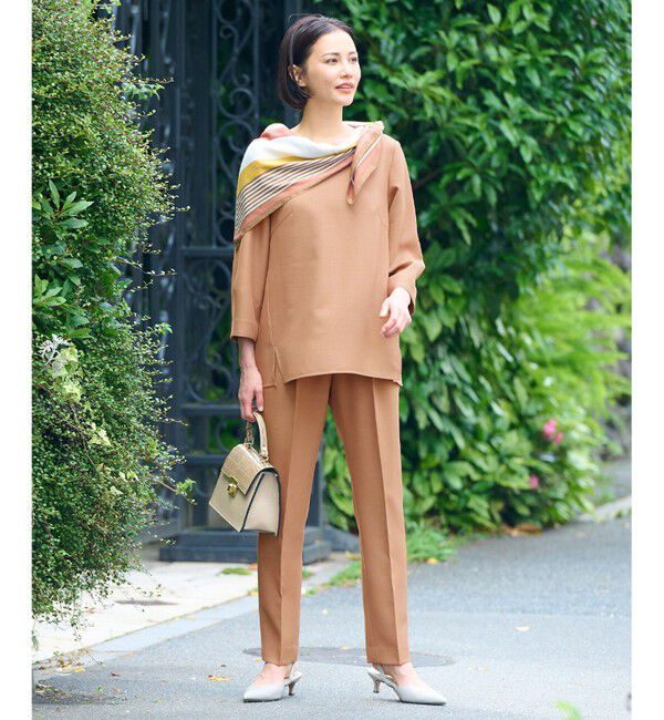 自由区「【セットアップ対応・洗える】ハニカムクロステーパード パンツ」|その他|