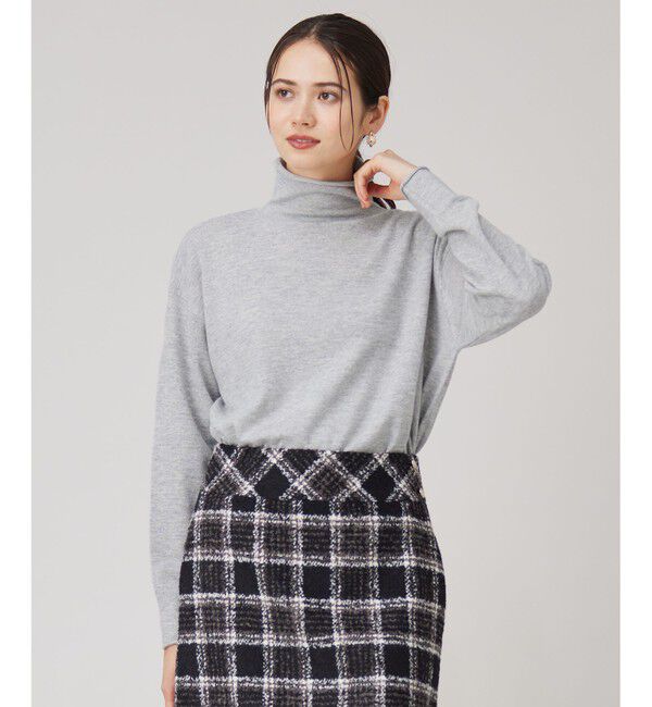 自由区「【洗える】ソフトウールハイゲージハイネック ニット」|ニット・セーター|ｸﾞﾚｰﾒﾗ