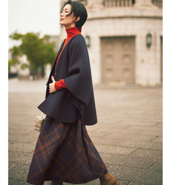 自由区「【洗える】ソフトウールハイゲージハイネック ニット」|ニット・セーター|