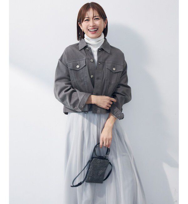 自由区「【洗える】チュールエンブロイダリー スカート」|スカート|