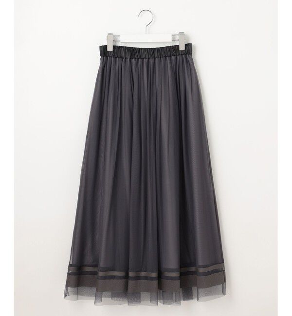 自由区「【洗える】チュールエンブロイダリー スカート」|スカート|