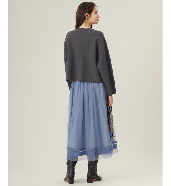 自由区「【洗える】チュールエンブロイダリー スカート」|スカート|