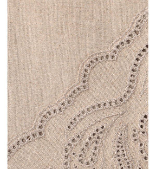 23区「【洗える】リネンエンブロイダリー キャミソール ブラウス」|シャツ・ブラウス|