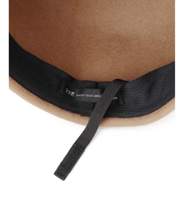 23区「【見上愛さん着用】フェルト キャップ」|キャップ・キャスケット|