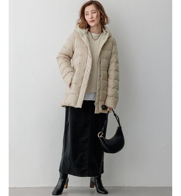 23区「【洗える】23区DENIM ベルベットストレッチ Aライン スカート」|スカート|