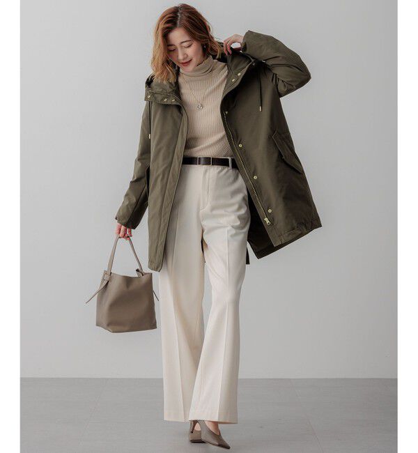 23区「【滝沢眞規子さん着用/一部店舗限定/撥水加工】ミリタリー ダウンコート」|ダウン|