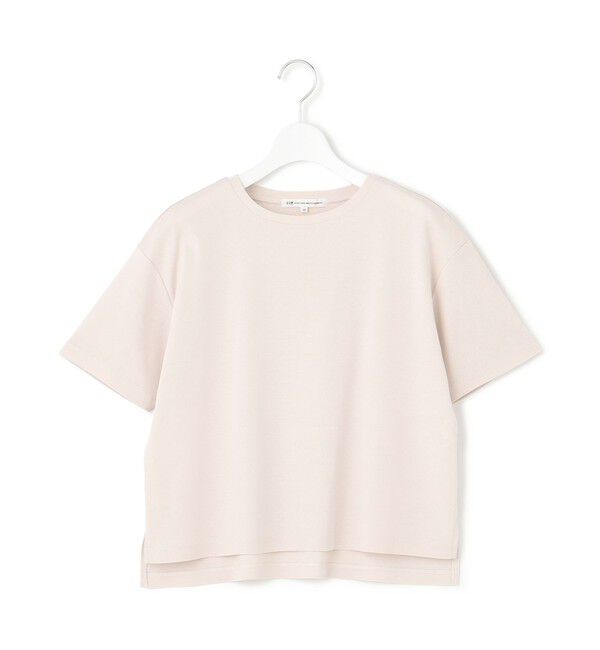 23区「【速乾性/汗じみ防止】半袖 クロップド IT Tシャツ」|Tシャツ・カットソー|