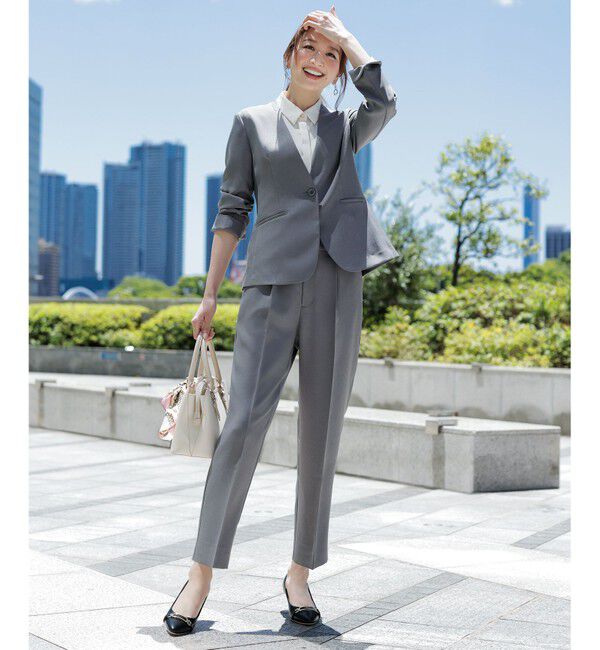 ANY SIS「【セットアップ可】イージーケアライト パンツ」|その他|グレー