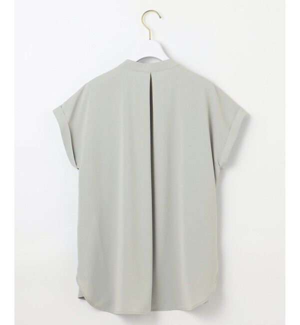 any SiS「【洗える】ダブルボタンフレンチスリーブ ブラウス」|シャツ・ブラウス|