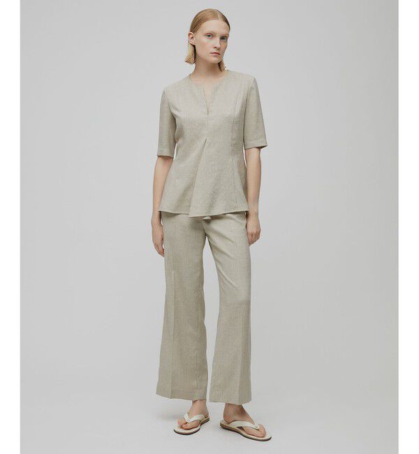 BEIGE,「【S-size】CAROLE / ペプラムブラウス」|シャツ・ブラウス|