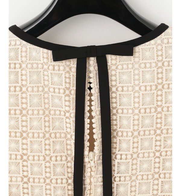 Grace Class「プリーツ切替ケミカルドレス」|ドレス|