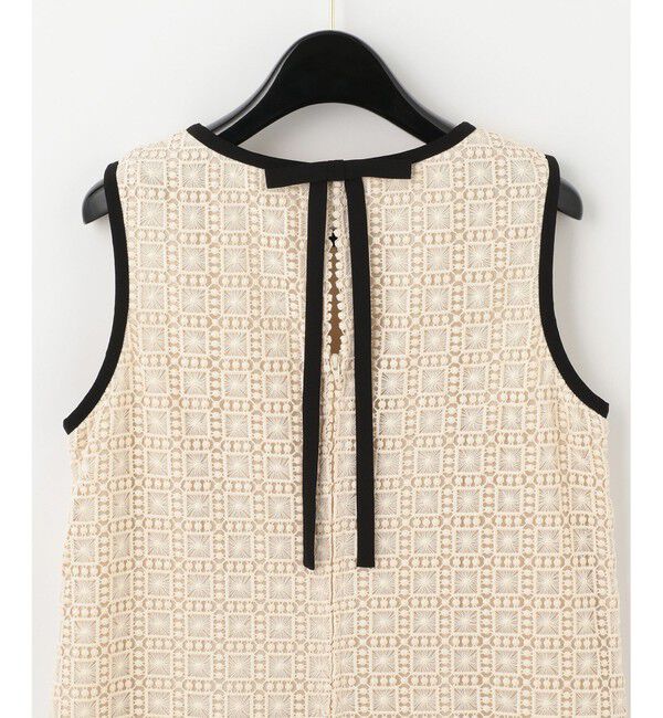 Grace Class「プリーツ切替ケミカルドレス」|ドレス|