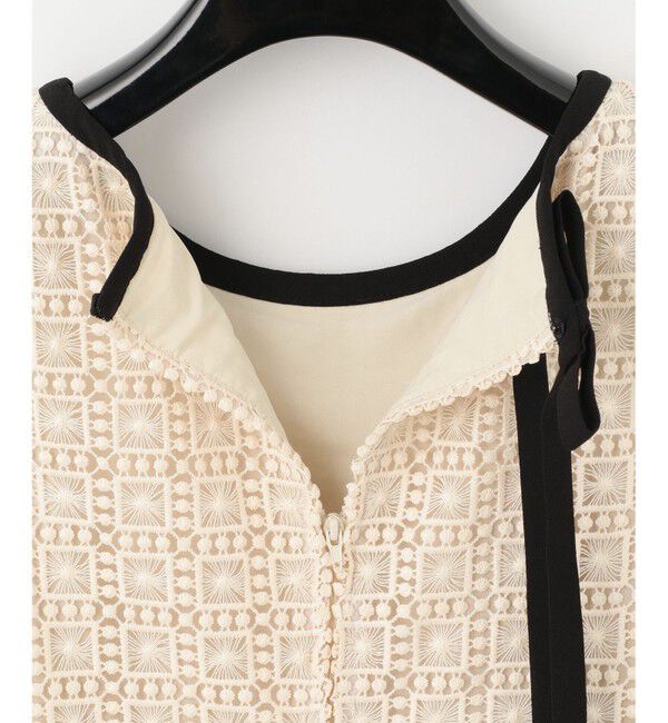 Grace Class「プリーツ切替ケミカルドレス」|ドレス|