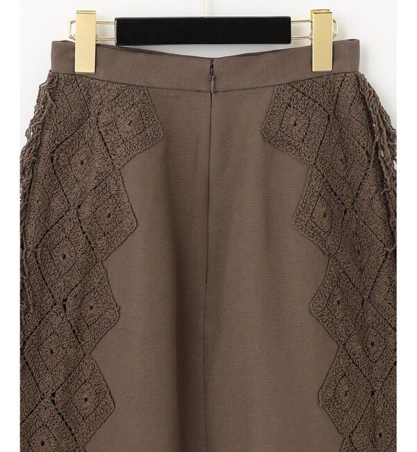 GRACE CONTINENTAL「サイドフリンジスカート」|スカート|