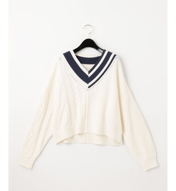  「アシメトリーニットトップ」|ニット・セーター|