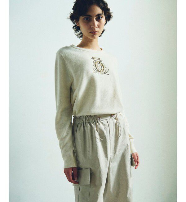 Grace Class「エンブレム刺繍ニットトップ」|ニット・セーター|