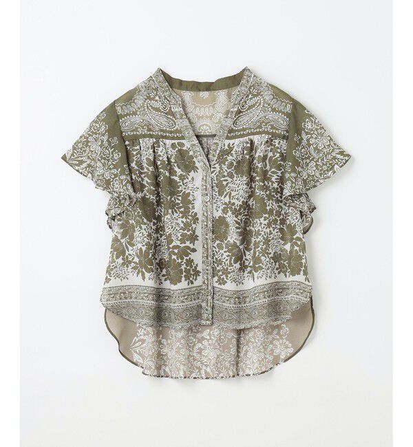 Grace Class「バンダナフレアスリーブブラウス」|シャツ・ブラウス|