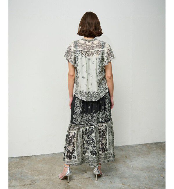 Grace Class「バンダナフレアスリーブブラウス」|シャツ・ブラウス|