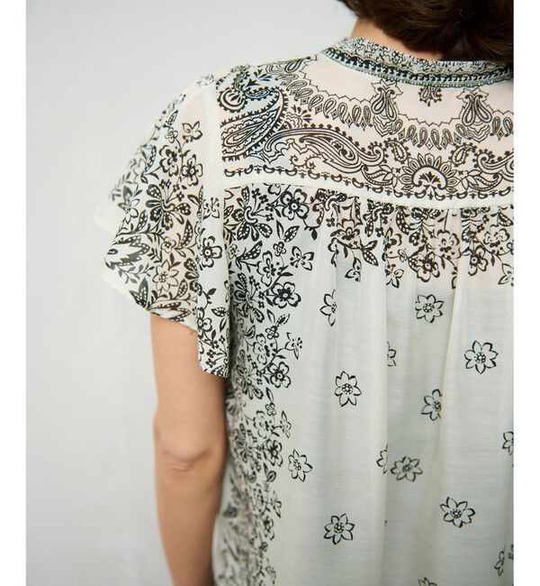 Grace Class「バンダナフレアスリーブブラウス」|シャツ・ブラウス|