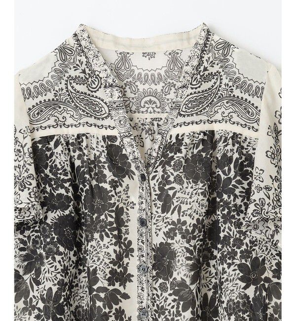 Grace Class「バンダナフレアスリーブブラウス」|シャツ・ブラウス|