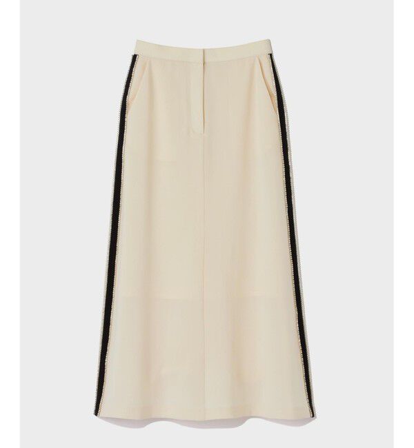  「ラインビジューロングスカート」|スカート|