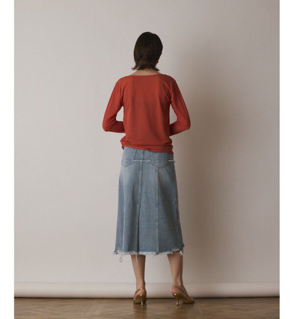  「シアーアセテートカットトップ」|Tシャツ・カットソー|