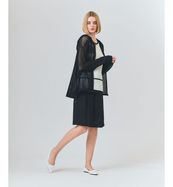 Grace Class「ボーダーメッシュフーディ」|パーカー|