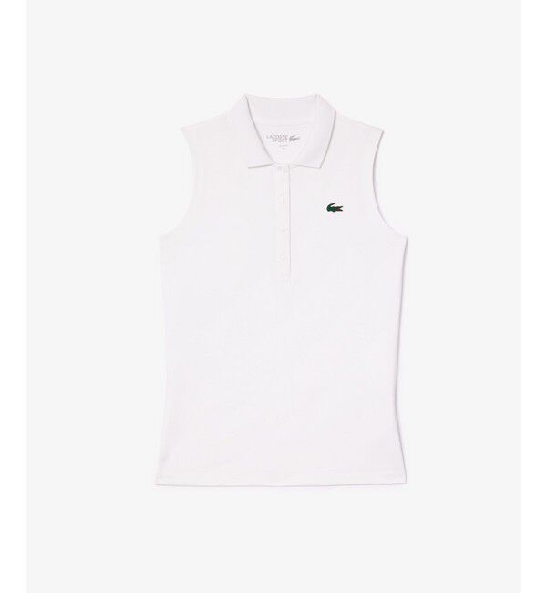 LACOSTE「UVカット UPF50+ ウルトラドライノースリーブゴルフポロシャツ」|ポロシャツ|