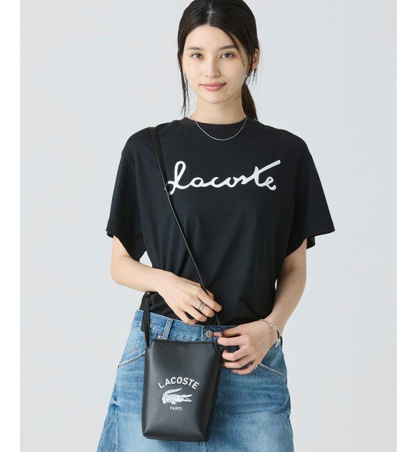 LACOSTE「ミニショルダーバッグ」|ショルダー・メッセンジャー|ブラック