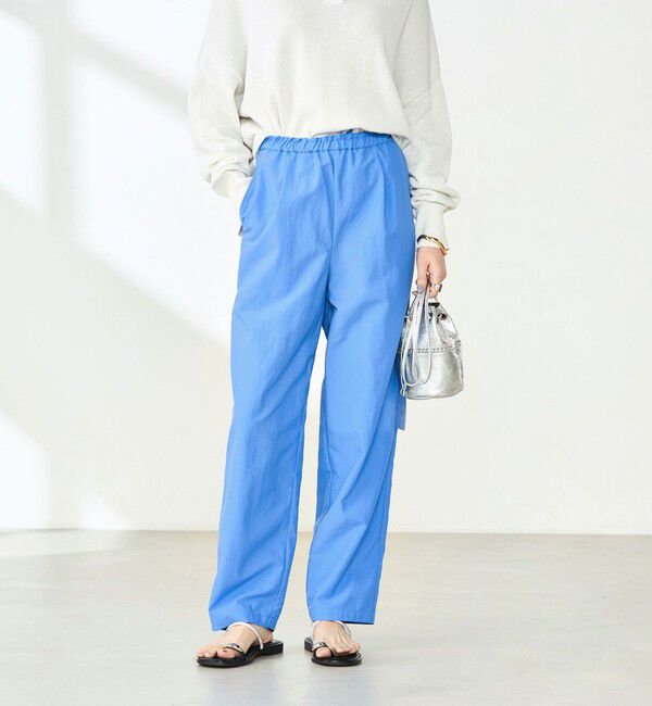 NOLLEY'S「ウォッシャブル多機能ウエストフリルテーパードパンツ」|その他|