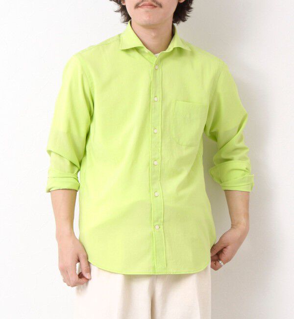 NOLLEY'S goodman「EVALET《防しわ/ストレッチ》カッタウェイシャツ 25SS」|シャツ・ブラウス|イエロー