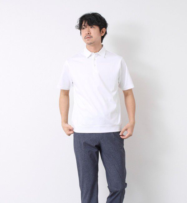 NOLLEY'S goodman「《ビジカジ対応》シルケットスムース ドレスポロ ビズポロ 25SS」|ポロシャツ|