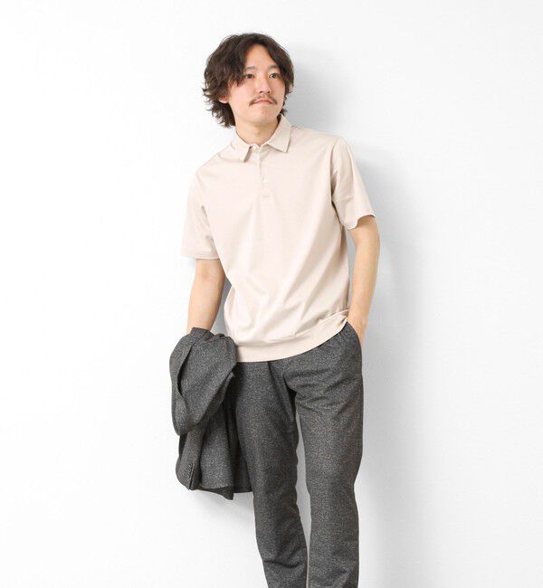 NOLLEY'S goodman「《ビジカジ対応》シルケットスムース ドレスポロ ビズポロ 25SS」|ポロシャツ|