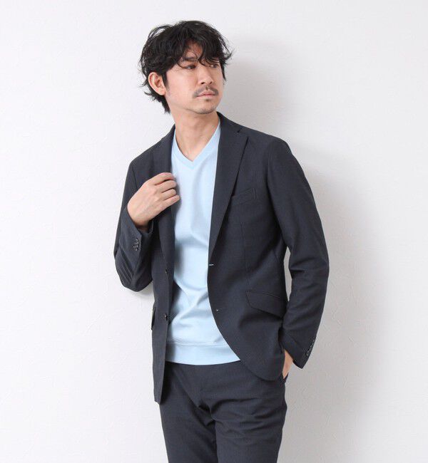 NOLLEY'S goodman「《ビジカジ対応》シルケットスムース Vネック ドレスTシャツ 25SS」|Tシャツ・カットソー|