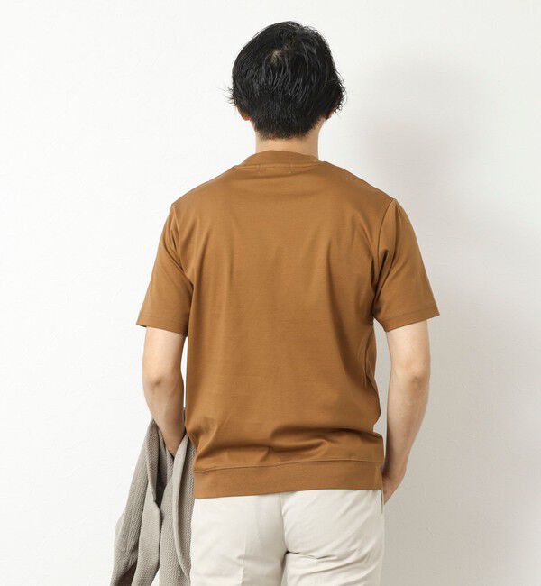 NOLLEY'S goodman「《ビジカジ対応》シルケットスムース Vネック ドレスTシャツ 25SS」|Tシャツ・カットソー|